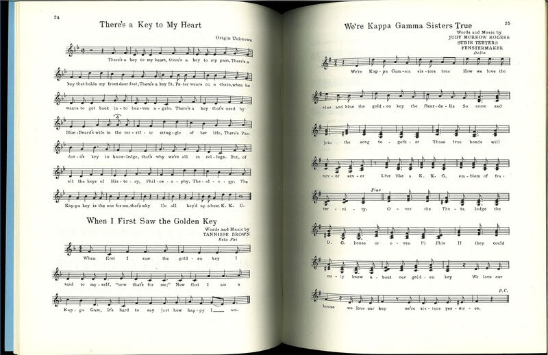 File:Songs of Kappa Kappa Gamma 1960.pdf
